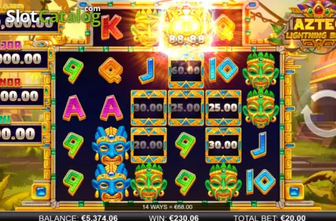 Ecran3. Aztec Lightning Blitz slot