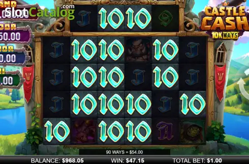 Ecran3. Castle Cash 10K Ways slot