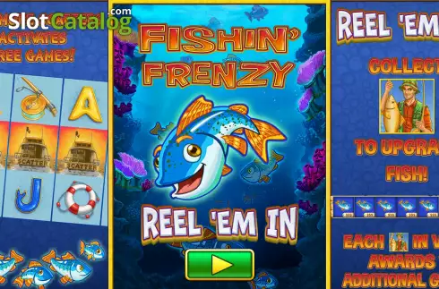 画面2. Fishin’ Frenzy Reel ’Em In カジノスロット