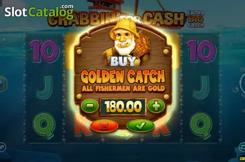 Buy Feature Screen. Crabbin' For Cash Extra Big Catch slot