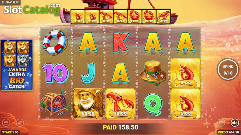 Crabbin' For Cash Extra Big Catch Free Spins