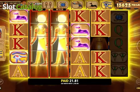Skärmdump5. Eye Of Horus The Golden Tablet Megaways slot