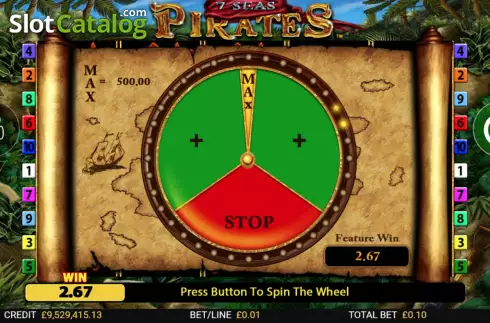 画面4. 7 Seas Pirates カジノスロット