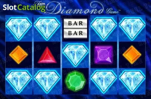 Reel screen. The Diamond Game slot