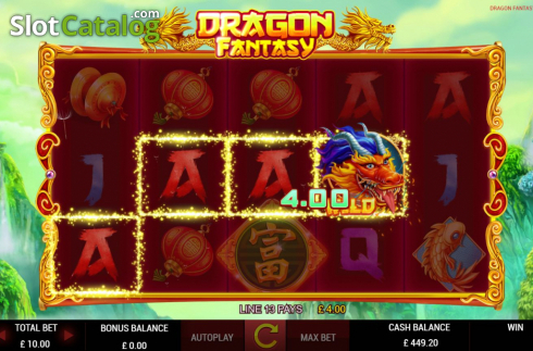 Win Screen 3. Dragon Fantasy slot