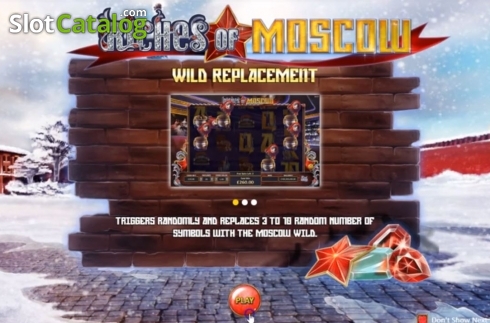 Start Screen. Riches of Moscow slot