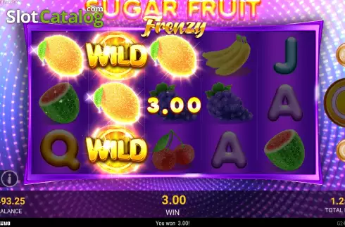 Ecran4. Sugar Fruit Frenzy slot