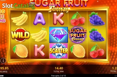 Écran6. Sugar Fruit Frenzy Machine à sous