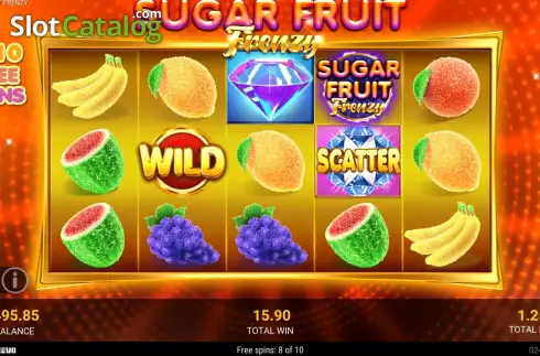 Free Spins screen 3. Sugar Fruit Frenzy slot