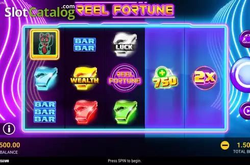 Reel screen. Reel Fortune slot