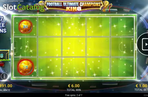 Free Spins screen 2. Football Ultimate Champions King slot