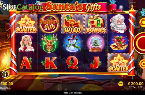Bildschirm2. Santas Gifts (Reevo) slot