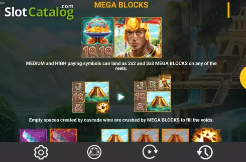 Mega symbol screen. Mayan Magic Gold slot