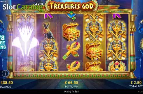 Schermo7. Treasures God slot
