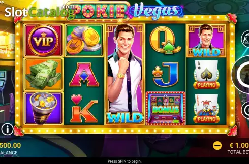 Game screen. Pokie Vegas slot