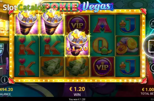 Win screen 2. Pokie Vegas slot
