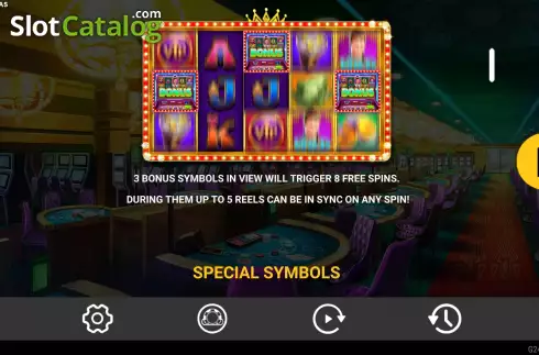 Game Features screen 3. Pokie Vegas slot