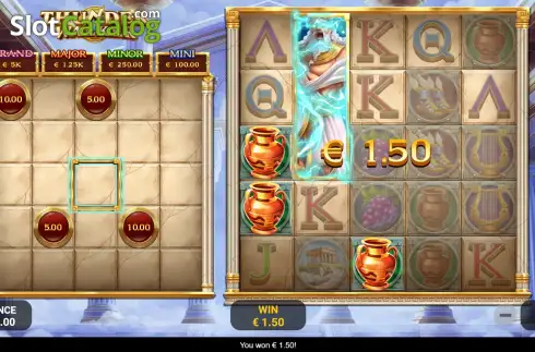 Skärmdump3. Thunder Walker slot