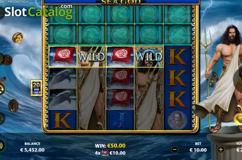 画面5. Sea God (Reflex Gaming) カジノスロット