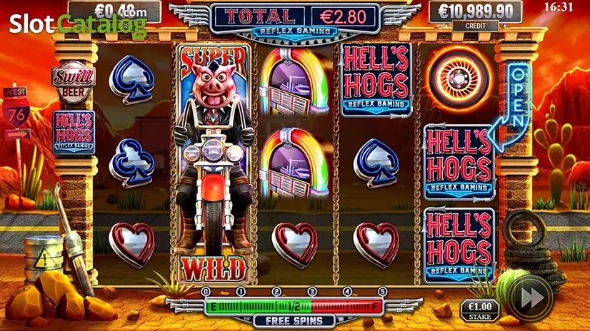 Hell’s Hogs Dough Free Spins