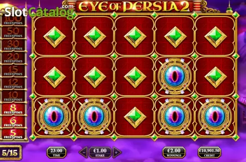 Bildschirm8. Eye of Persia 2 slot