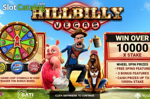 Start Screen. Hillbilly Vegas slot