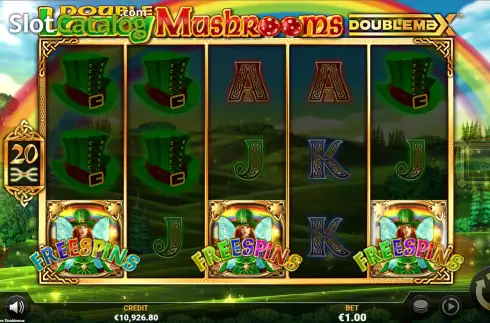Free Spins Win Screen. Double Lucky Mushrooms Doublemax slot