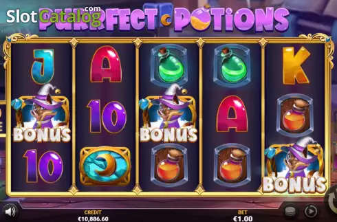 Free Spins Win Screen. Purrfect Potions slot