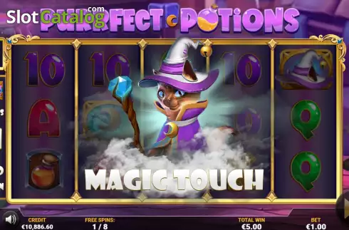Free Spins Win Screen 3. Purrfect Potions slot