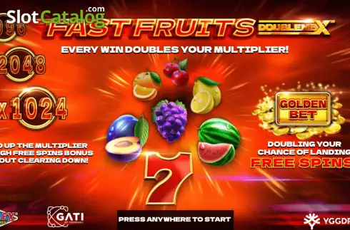 Start Screen. Fast Fruits DoubleMax slot