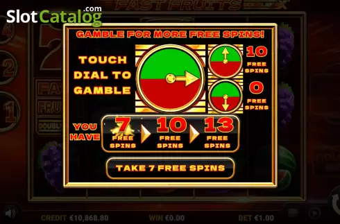 Free spins Gamble. Fast Fruits DoubleMax slot