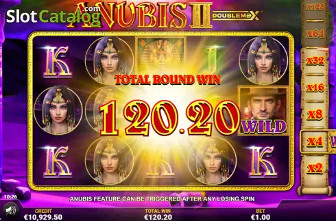 画面3. Anubis 2 DoubleMax カジノスロット