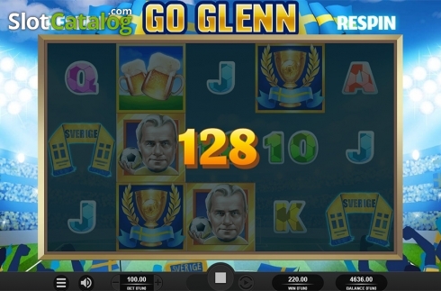 Win screen. Go Glenn slot