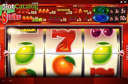 Reel Screen. Fruit Strike (Max Win Gaming) slot
