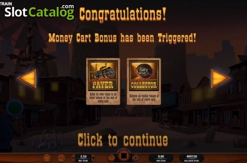 Bildschirm5. Money Train (Relax Gaming) slot