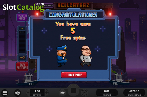 Skärmdump6. Hellcatraz slot