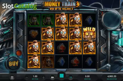 Ekran6. Money Train 3 yuvası