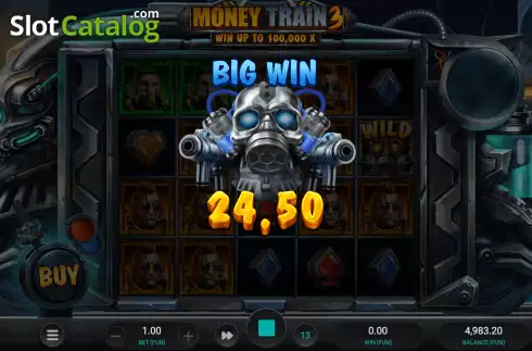 Big Win. Money Train 3 slot
