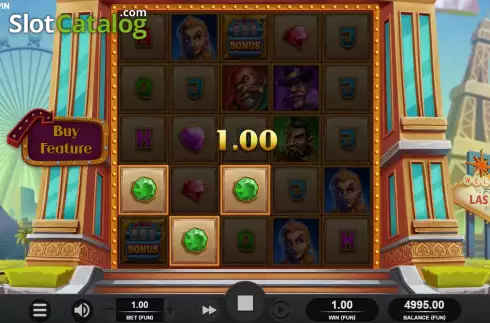 Win Screen. Chip Spin slot