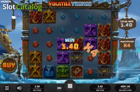 Bildschirm5. Volatile Vikings slot