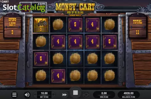 Game Screen 2. Money Cart Bonus Reels slot