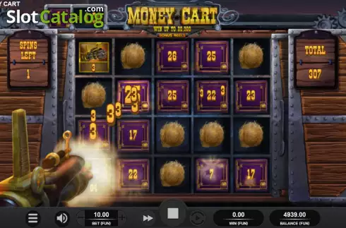 Game Screen 3. Money Cart Bonus Reels slot