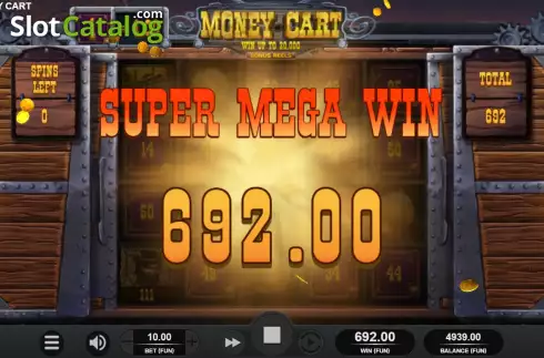 Super Mega Win. Money Cart Bonus Reels slot