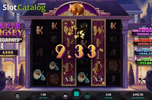 Ecran6. The Great Pigsby Megapays slot