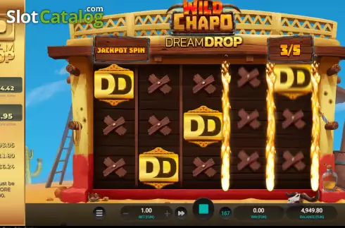 画面9. Wild Chapo Dream Drop カジノスロット