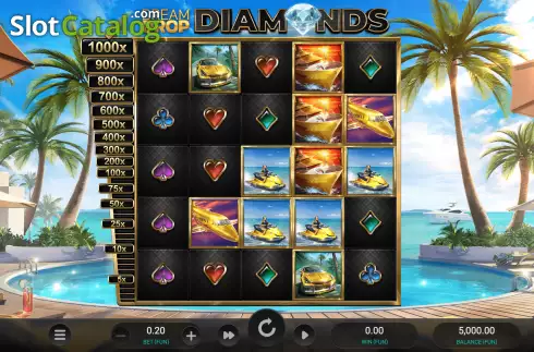 Skärmdump3. Dream Drop Diamonds slot