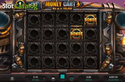 Ecran4. Money Cart 3 slot