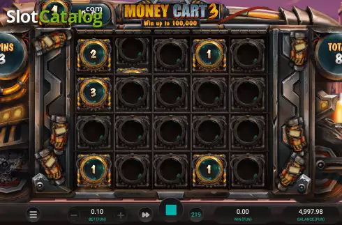 Ecran5. Money Cart 3 slot