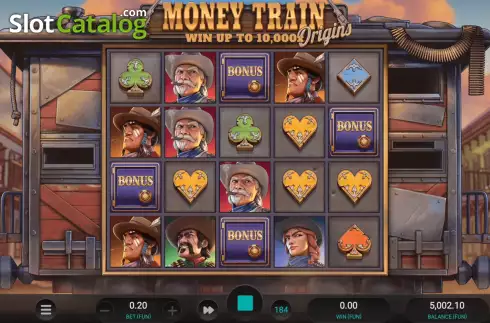 Schermo5. Money Train Origins Dream Drop slot