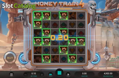 Win Screen. Money Train 4 slot